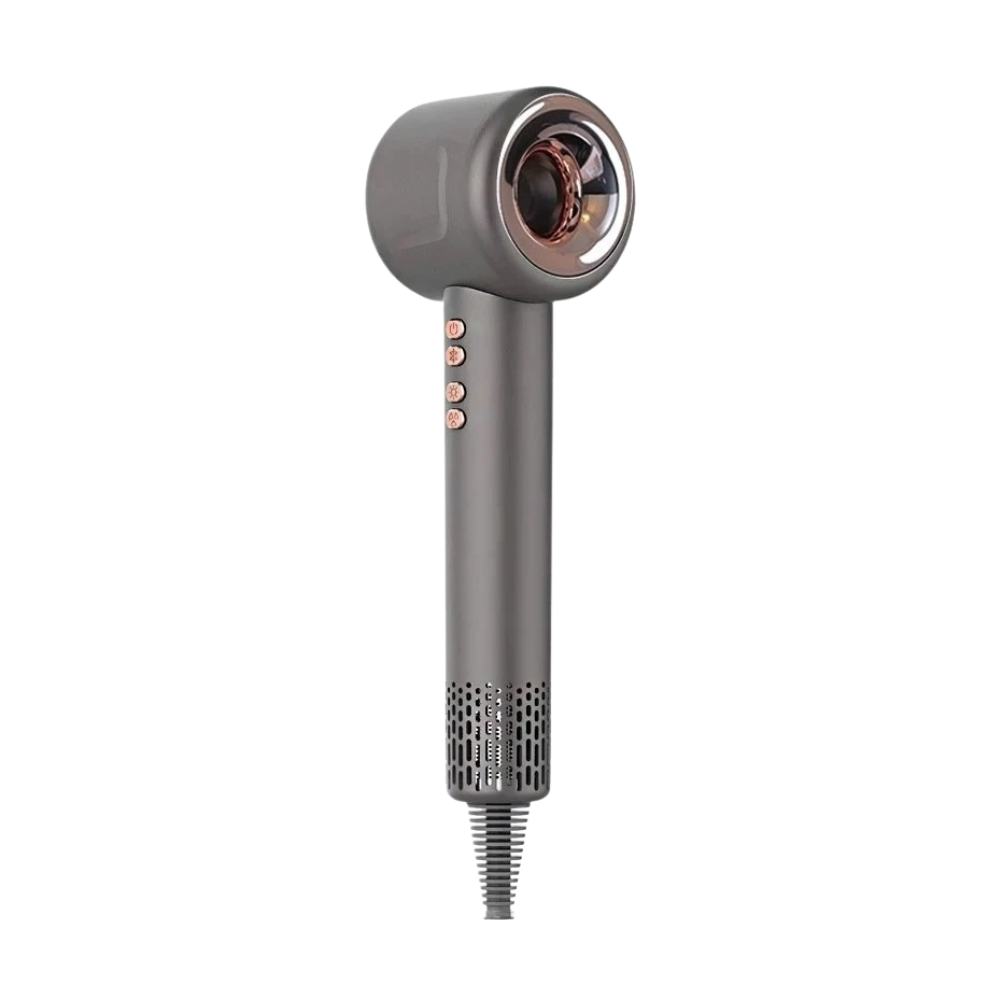 1500W Leafless Hair Dryer with Negative Ion Technology & 4 Speed Modes