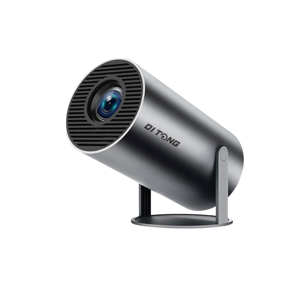 Black 4K-Support Home Projector, 1280x720P, Wi-Fi & Bluetooth, Android 11 + Carry Bag AU Plug