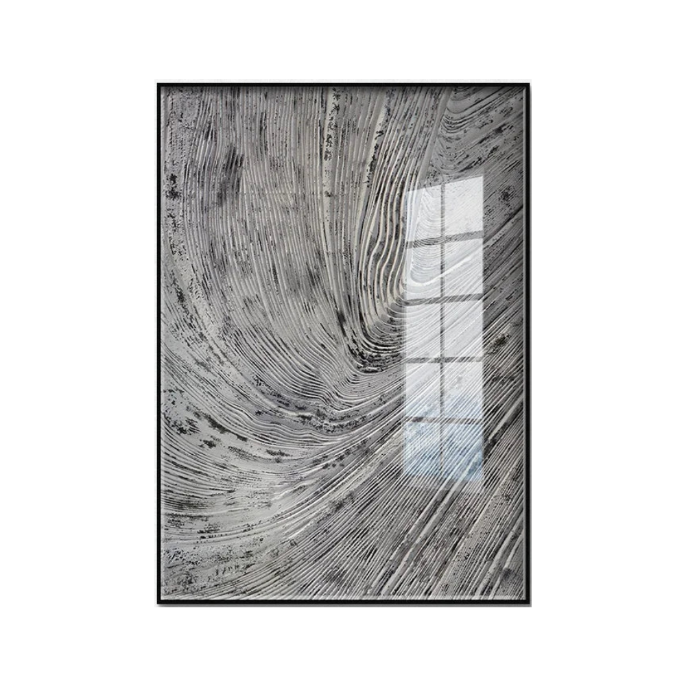 Modern Abstract Canvas Wall Art Framed Vertical Rectangle for Living Room, Bedroom, or Office Decor