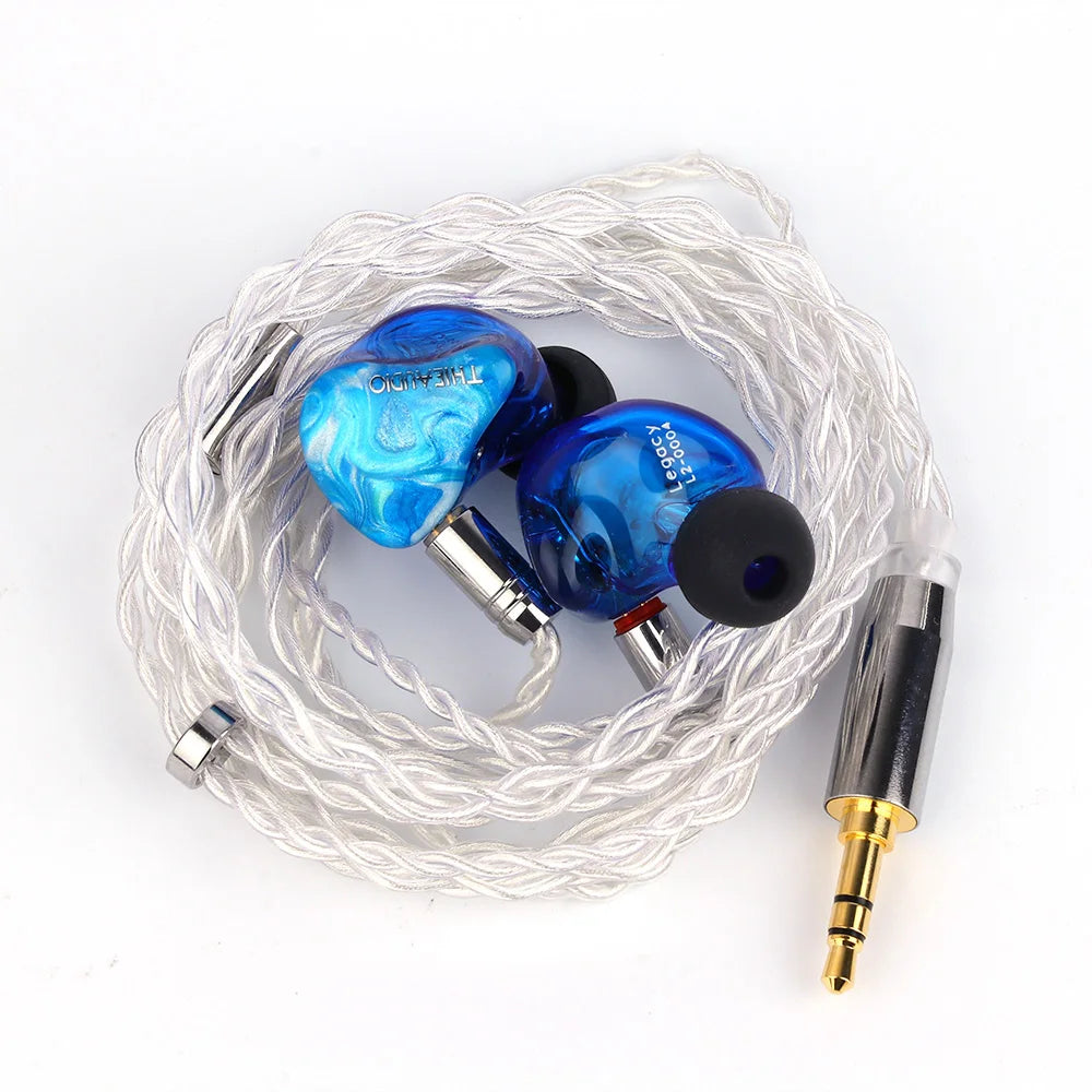 2-Driver Hybrid Earphones With Detachable Cable For Musicians