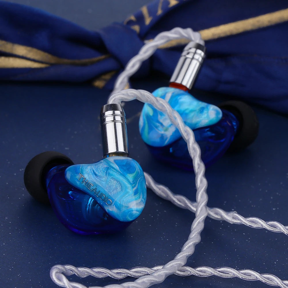 2-Driver Hybrid Earphones With Detachable Cable For Musicians