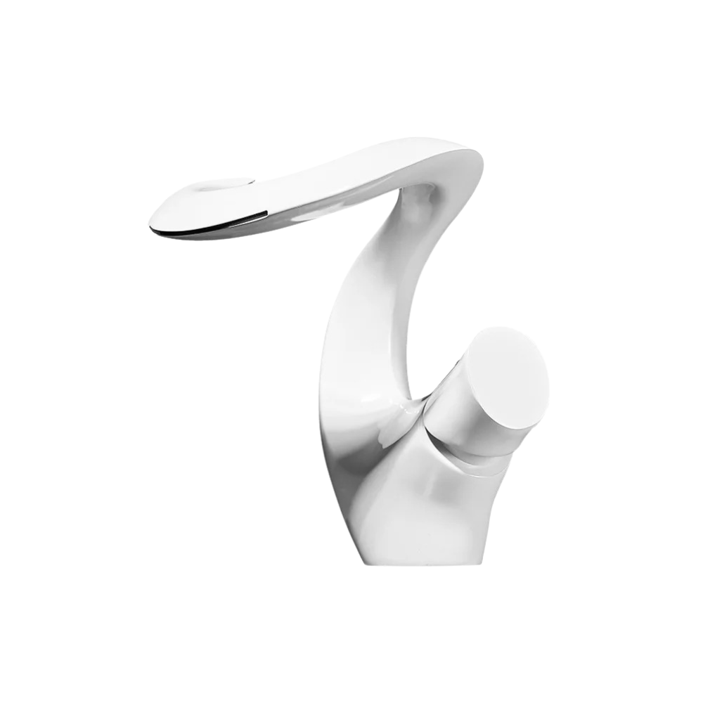 Modern Copper Bathroom Faucet Splash-Proof Waterfall Design