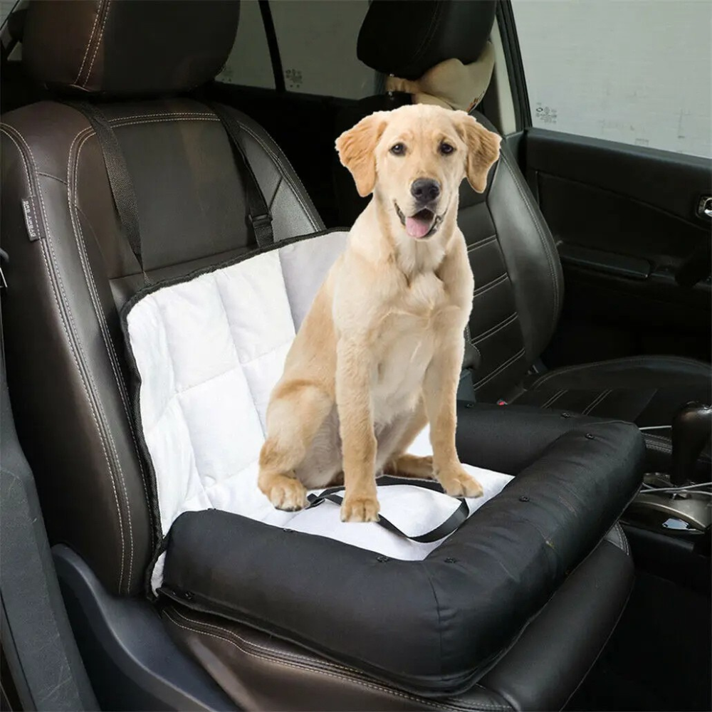 Portable Pet Car Travel Mat with Non‑Slip Base & Washable Pad – Waterproof Oxford Fabric
