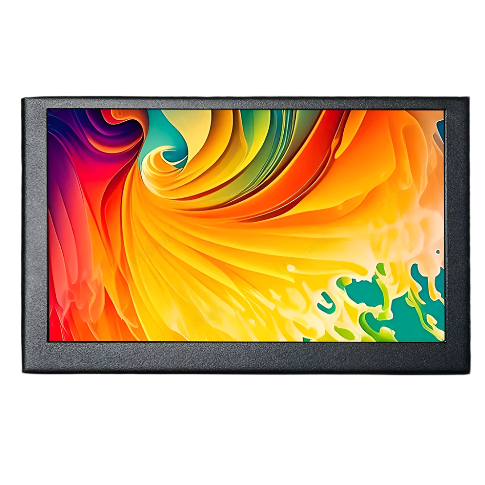 Black with Support IPS Portable Monitor 800×480 HDMI Display for Raspberry Pi