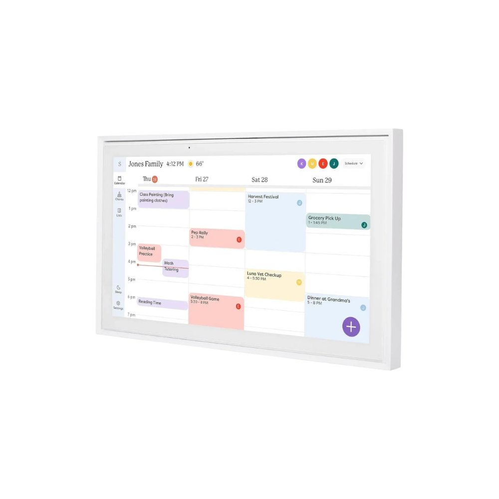 10" Smart Family Calendar & Chore Chart with Touchscreen Display