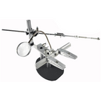 Multi-Angle Kitchen & Outdoor Knife Sharpener with Aluminum Clamp and Magnifying Glass