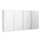 1200x600mm 4-Door Wall Mounted Bathroom Mirror Cabinet with Storage