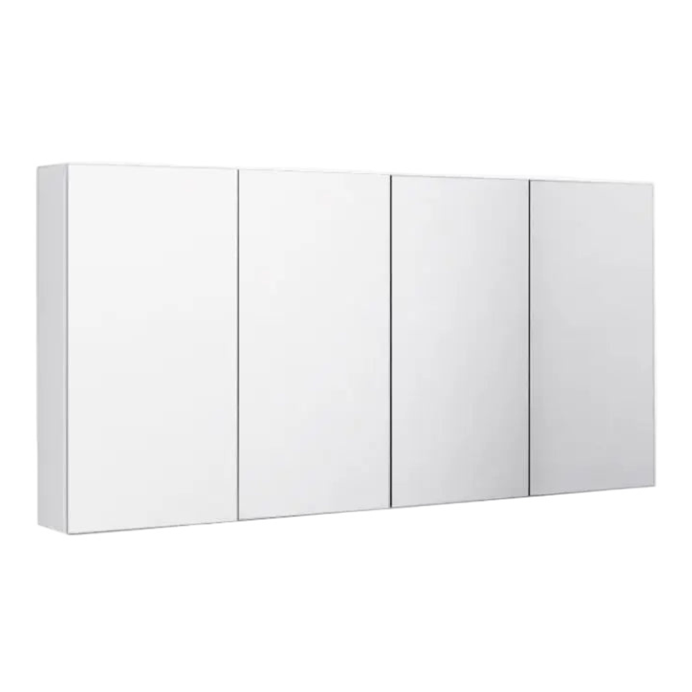 1200x600mm 4-Door Wall Mounted Bathroom Mirror Cabinet with Storage