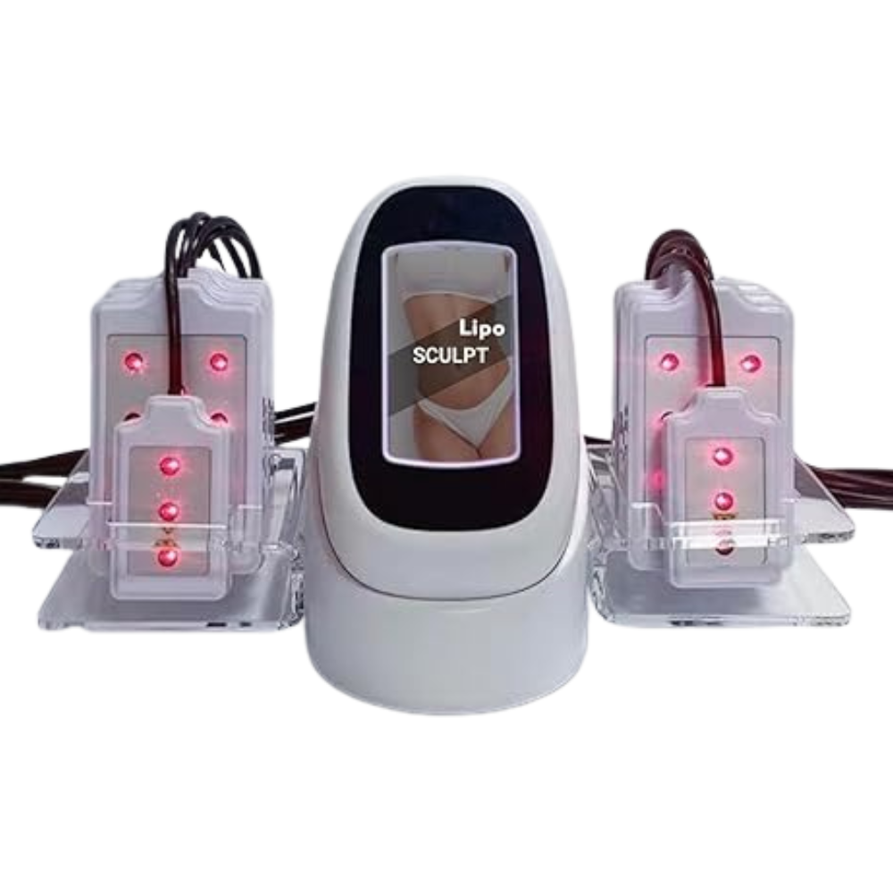 Home Laser Therapy Equipment for Skin Care with 8 Plate System White
