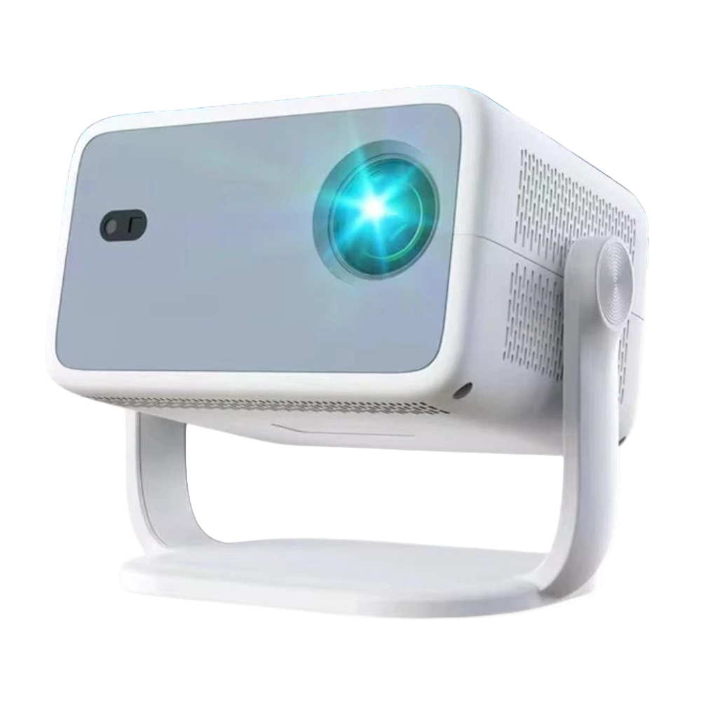 Smart WiFi Bluetooth Projector with Electronic Focus 1080p Resolution & 320 ANSI Lumens White