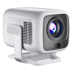 Compact 200 ANSI Lumen Home Projector with Bluetooth 5.4 & Android 11 White