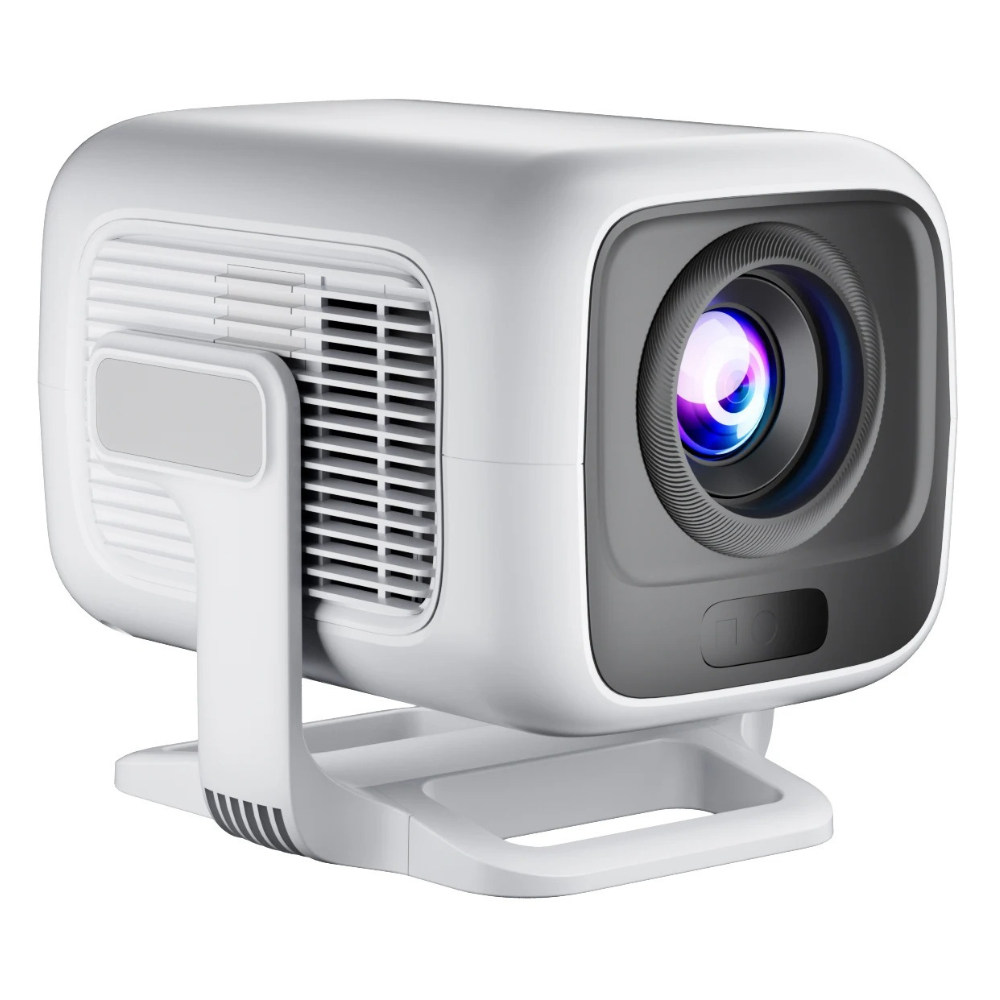 Compact 200 ANSI Lumen Home Projector with Bluetooth 5.4 & Android 11 White