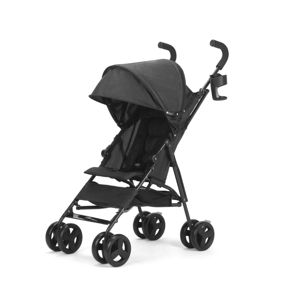 Lightweight Foldable Travel Stroller with Stainless Steel Frame for Ages 0-6Y