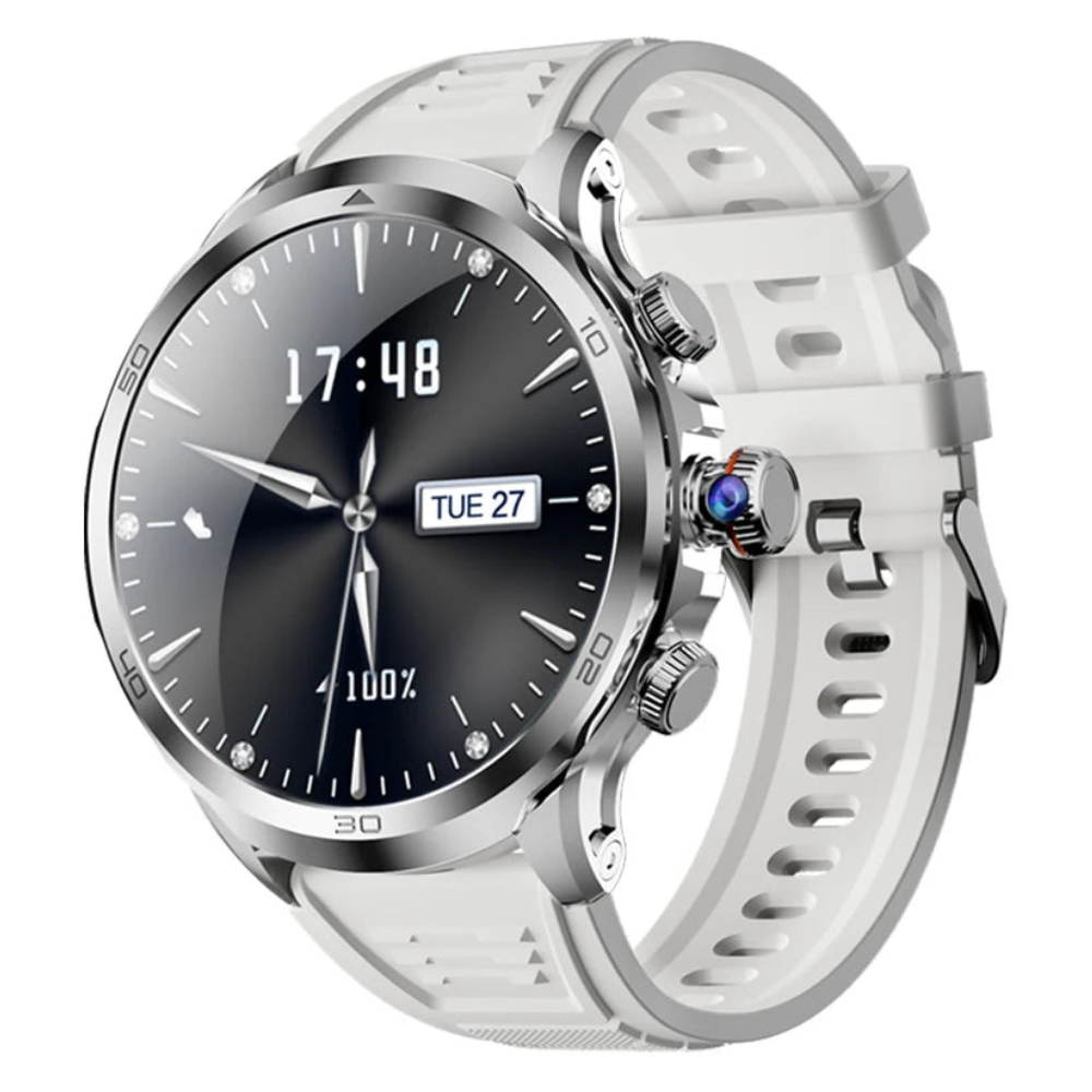 Waterproof 4G Smart Watch with Video Calls, AMOLED Screen, Health Monitoring & Sports Tracking