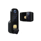 Smart Outdoor Gate Lock with WiFi, Fingerprint & Keypad Access