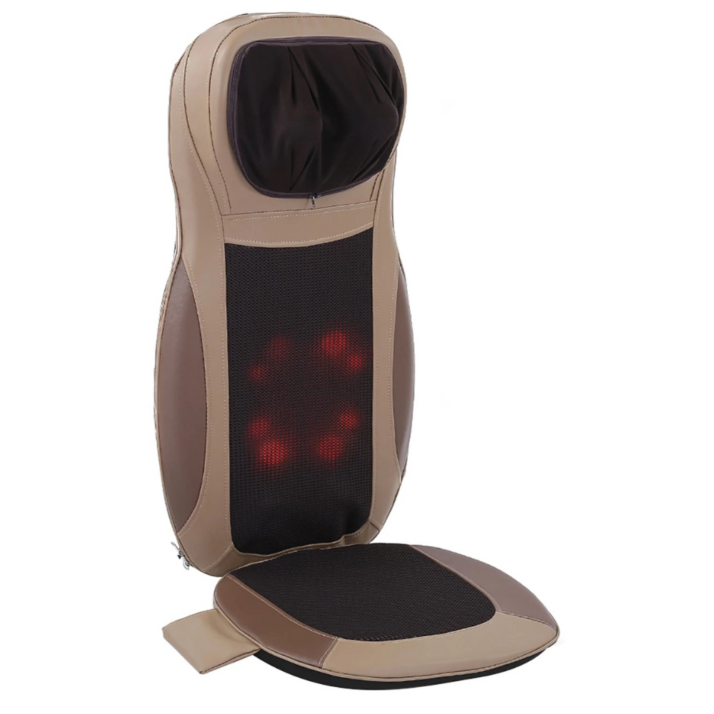Massage Seat Cushion Heated Neck Back Waist Hip Massage Chair for Home and Car Use