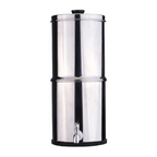 Portable 1 Gallon Stainless Steel Water Purifier for Home, Camping & Emergency Use