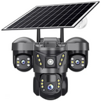 Outdoor 15MP Triple Lens 4G Solar Security Camera with Auto Tracking & Night Vision