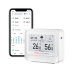 8-in-1 Home Weather Station with E-Ink Display, WiFi, and Smart Alerts