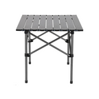 Folding Outdoor Camping Table with Storage Net Grey