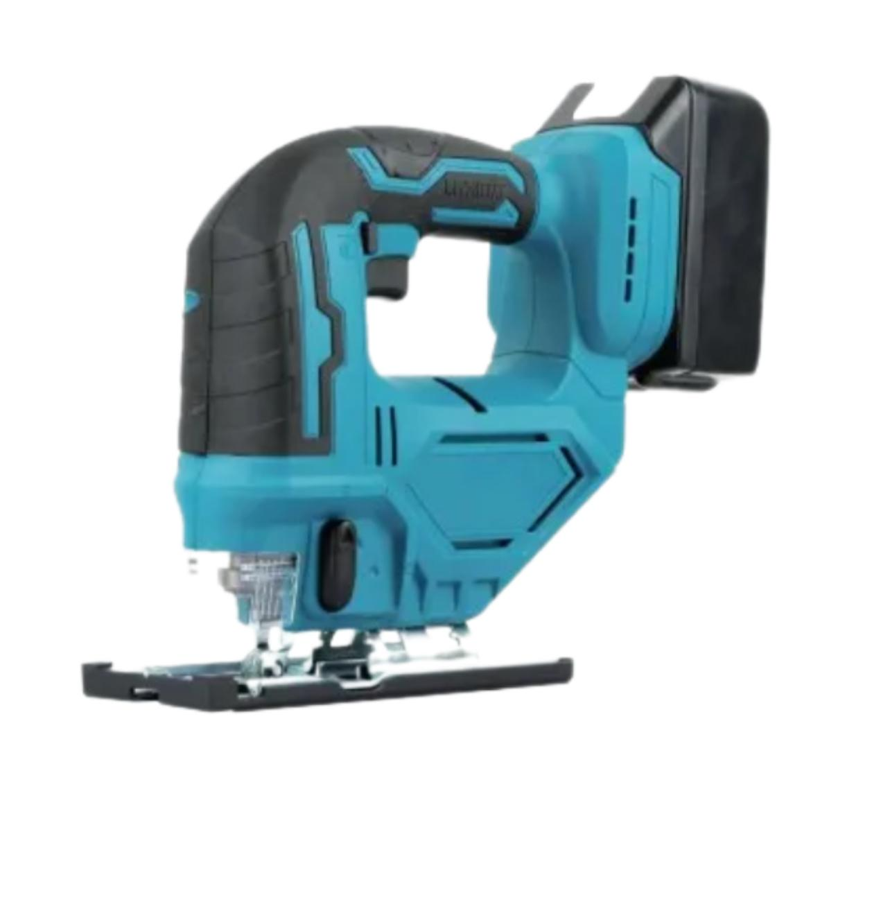 18V Cordless Curved Jigsaw – 3000RPM, Adjustable Bevel Cutting, Compatible with Makita Batteries