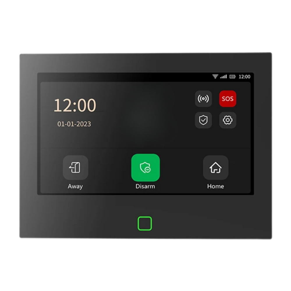 7" Touchscreen Home Alarm System with 4G & WiFi Support