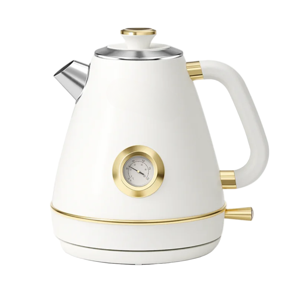 1.7L Stainless Steel Electric Kettle with LED Light & Auto Shut-Off