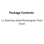 Universal Stainless Steel Floor Drain for Bathroom or Hotel