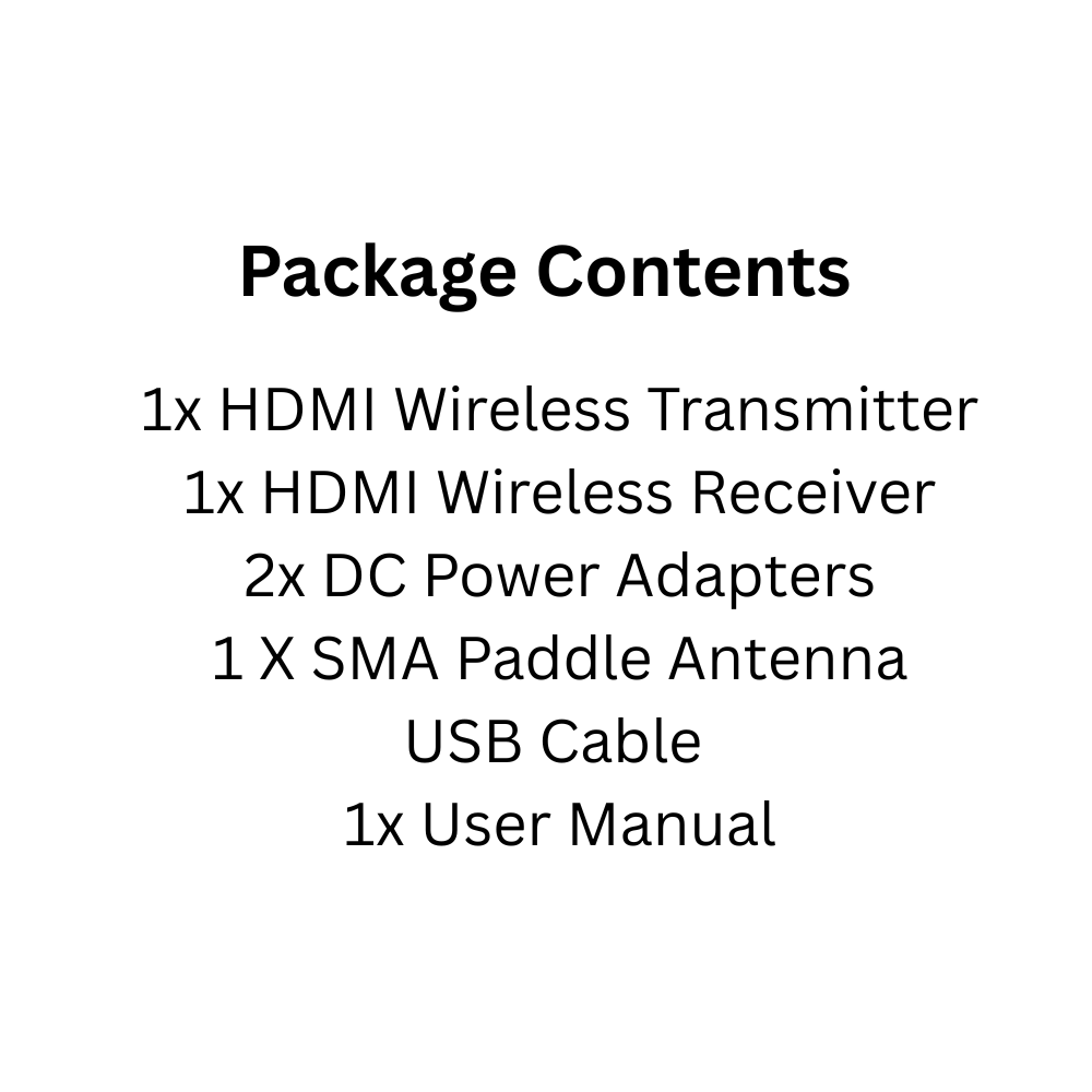 4K Wireless HDMI Extender for Outdoor Streaming