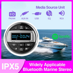 Waterproof Marine Bluetooth Stereo System for Boats, RVs & Outdoor Use