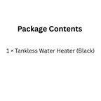 7000W Instant Electric Water Heater for Bathroom Shower Black