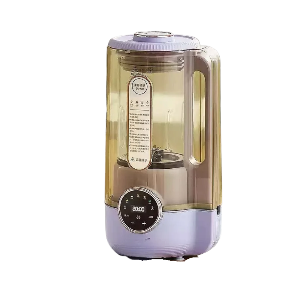 1.65L High Borosilicate Glass Soy Milk Maker Auto Cook, 20-Blade, Touch Panel