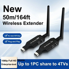 1080P HDMI Wireless Extender Kit with 2 Receivers 50m Range, Plug & Play