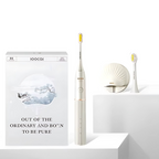 White Sonic Electric Toothbrush USB Rechargeable IPX7 Waterproof