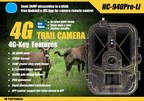 Outdoor Hunting Camera with Live App View, 36MP, 4K Video and 25m Night Vision