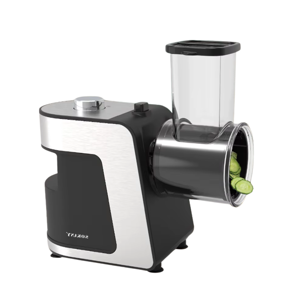 Black 5-in-1 1000W Electric Food Processor AU Plug Chopper, Slicer, Dicer, Mixer & Meat Grinder
