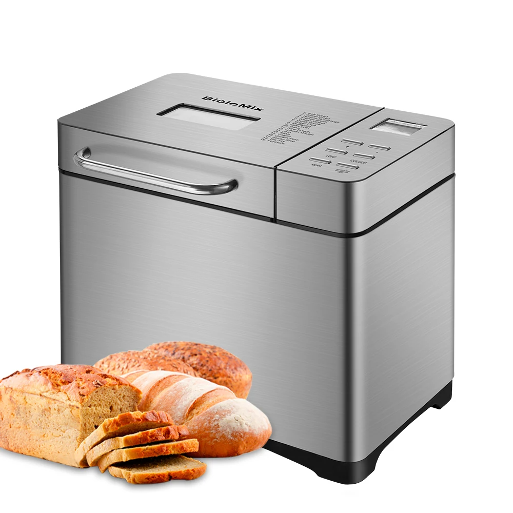 1KG Automatic Bread Maker with Fruit and Nut Dispenser