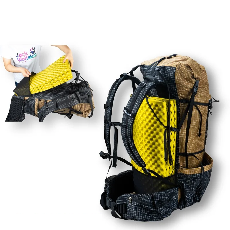 Durable 46+10L Ultralight Outdoor Backpack for Camping and Adventure Travel