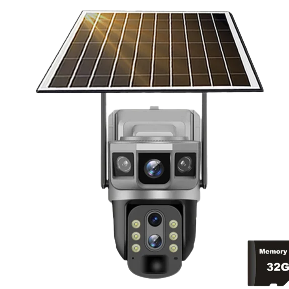 Outdoor 12MP 6K CCTV with Human Tracking & PTZ