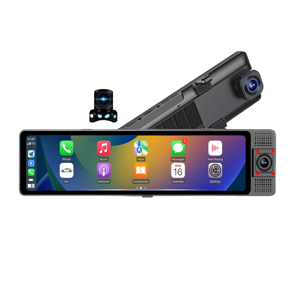 12” 3 Channel Android 13 Dash Cam with GPS & WiFi