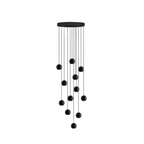 Dimmable Orb Chandelier for Living Room or Entryway