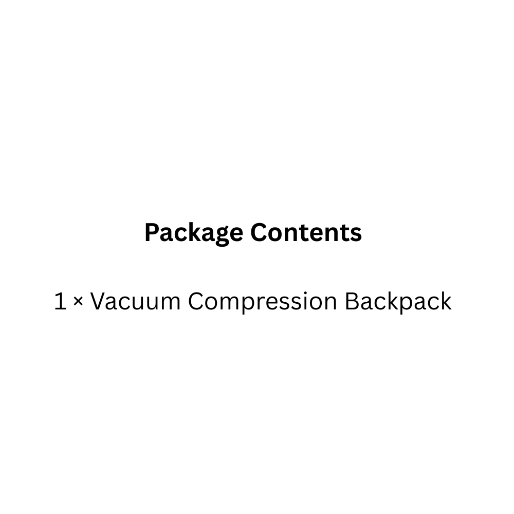 Waterproof 36–55L Travel Backpack with Vacuum Storage and Wet/Dry Separation Black