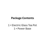 1.8L Electric Glass Tea Pot with Temperature Control and Fast Heating