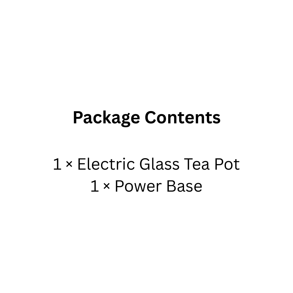 1.8L Electric Glass Tea Pot with Temperature Control and Fast Heating