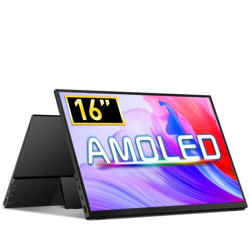 16" 4K OLED Portable Monitor with USB-C and HDMI