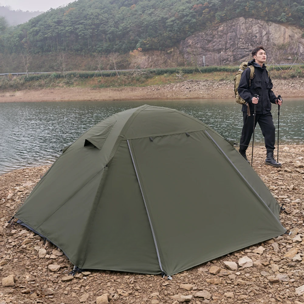1-2 Person Waterproof Camping Tent with Sun Protection and Easy Setup