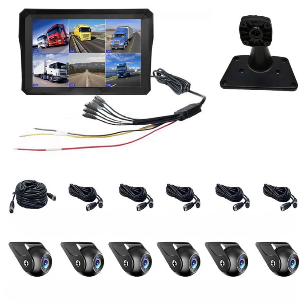 1080P Vehicle Camera System with Touchscreen & Parking Monitor