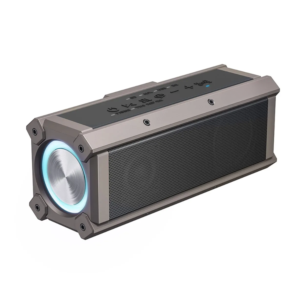 100W Wireless Speaker with Deep Bass, RGB Light Show, and TWS Stereo Pairing