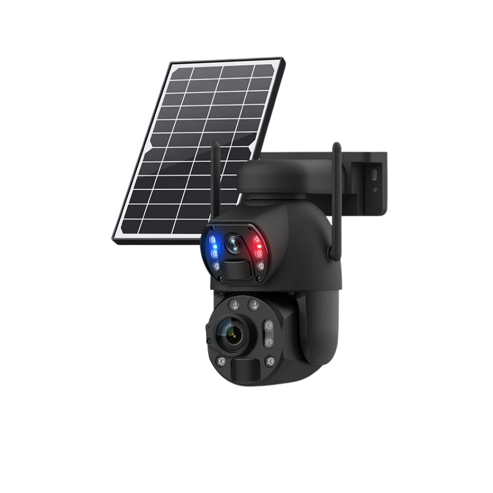 Outdoor PTZ Camera 4K 8MP 360° Solar Powered
