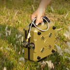 Folding Stainless Steel Double Burner Outdoor Gas Stove